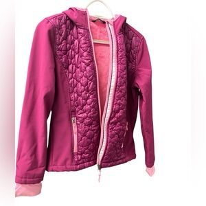 Snozu girls pink lightweight jacket size 14/16